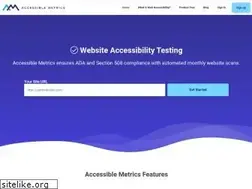 Sites similar to accessiblemetrics.com