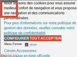 Sites similar to accessoirecitroen.fr