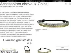 Sites similar to accessoirescheveuxchic.com
