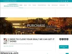 Sites similar to accesstitleagency.com