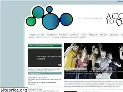 Sites similar to accesstodance.de