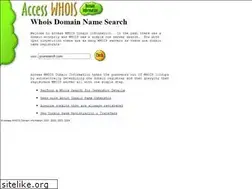 Sites similar to accesswhois.com