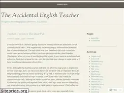 Sites similar to accidentalenglishteacher.com