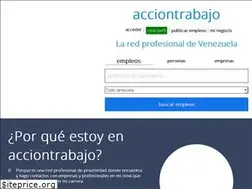 Sites similar to acciontrabajo.com.ve