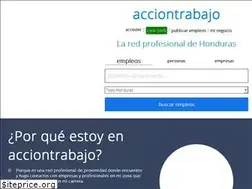 Sites similar to acciontrabajo.hn