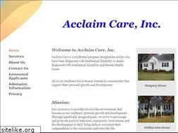 Sites similar to acclaimcareinc.com