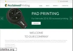 Sites similar to acclaimedprinting.com