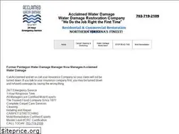 Sites similar to acclaimedwaterdamage.com