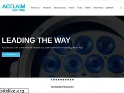 Sites similar to acclaimlighting.com