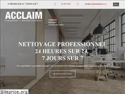 Sites similar to acclaimmaintenance.ca