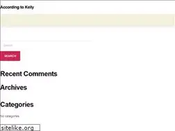 Sites similar to according-to-kelly.com