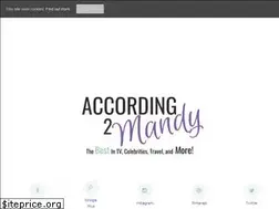 Sites similar to according2mandy.com