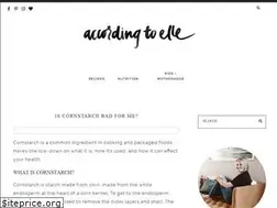 Sites similar to accordingtoelle.com