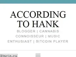 Sites similar to accordingtohank.com