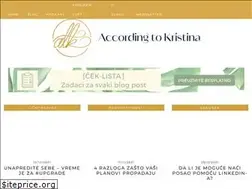 Sites similar to accordingtokristina.com