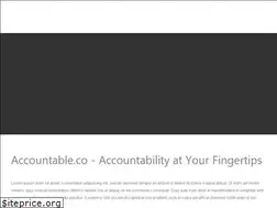 Sites similar to accountable.co