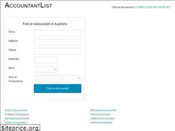 Sites similar to accountantlist.com.au