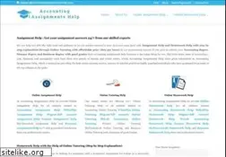 Sites similar to accountingassignmentshelp.com