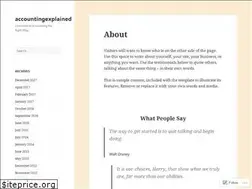 Sites similar to accountingexplained.wordpress.com