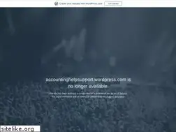 Sites similar to accountinghelpsupport.wordpress.com