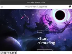 Sites similar to accountsoflegends.com