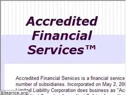 Sites similar to accreditedfinancialservices.com