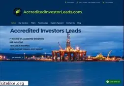 Sites similar to accreditedinvestorleads.com