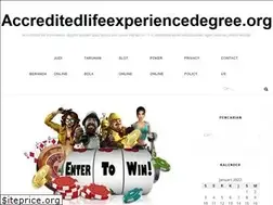 Sites similar to accreditedlifeexperiencedegree.org