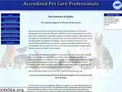 Sites similar to accreditedpetcareprofessional.org.uk