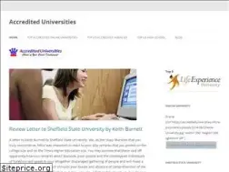 Sites similar to accrediteduniversities.info