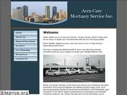Sites similar to accucaremortuaryservice.com