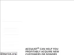 Sites similar to acculistusa.com