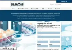 Sites similar to accumedresearch.com