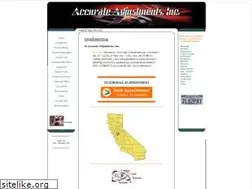 Sites similar to accurateadjustments.com
