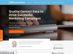 Sites similar to accurateappend.com