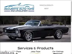 Sites similar to accurateautotops.com