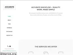 Sites similar to accuratebackflow.com