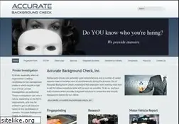 Sites similar to accuratebackgroundcheck.com