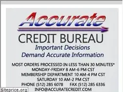 Sites similar to accuratecredit.com