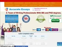 Sites similar to accurateessays.com