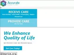 Sites similar to accuratehomecare.com