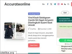 Sites similar to accurateonline.id
