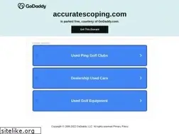 Sites similar to accuratescoping.com