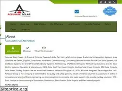 Sites similar to accuratesolar.in