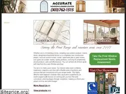 Sites similar to accuratewindow.net