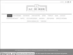 Sites similar to acdeboer.nl