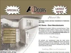 Sites similar to acdoors.co.za