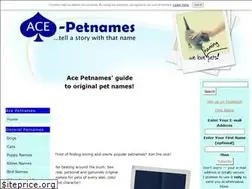 Sites similar to ace-petnames.com