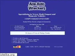 Sites similar to aceautodismantlers.com