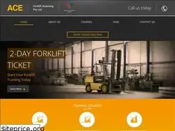 Sites similar to aceforklifttraining.com.au